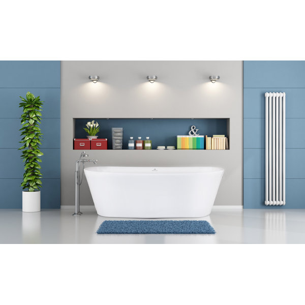 Hydro Systems Newbury 66'' x 31'' Freestanding Soaking Solid Surface